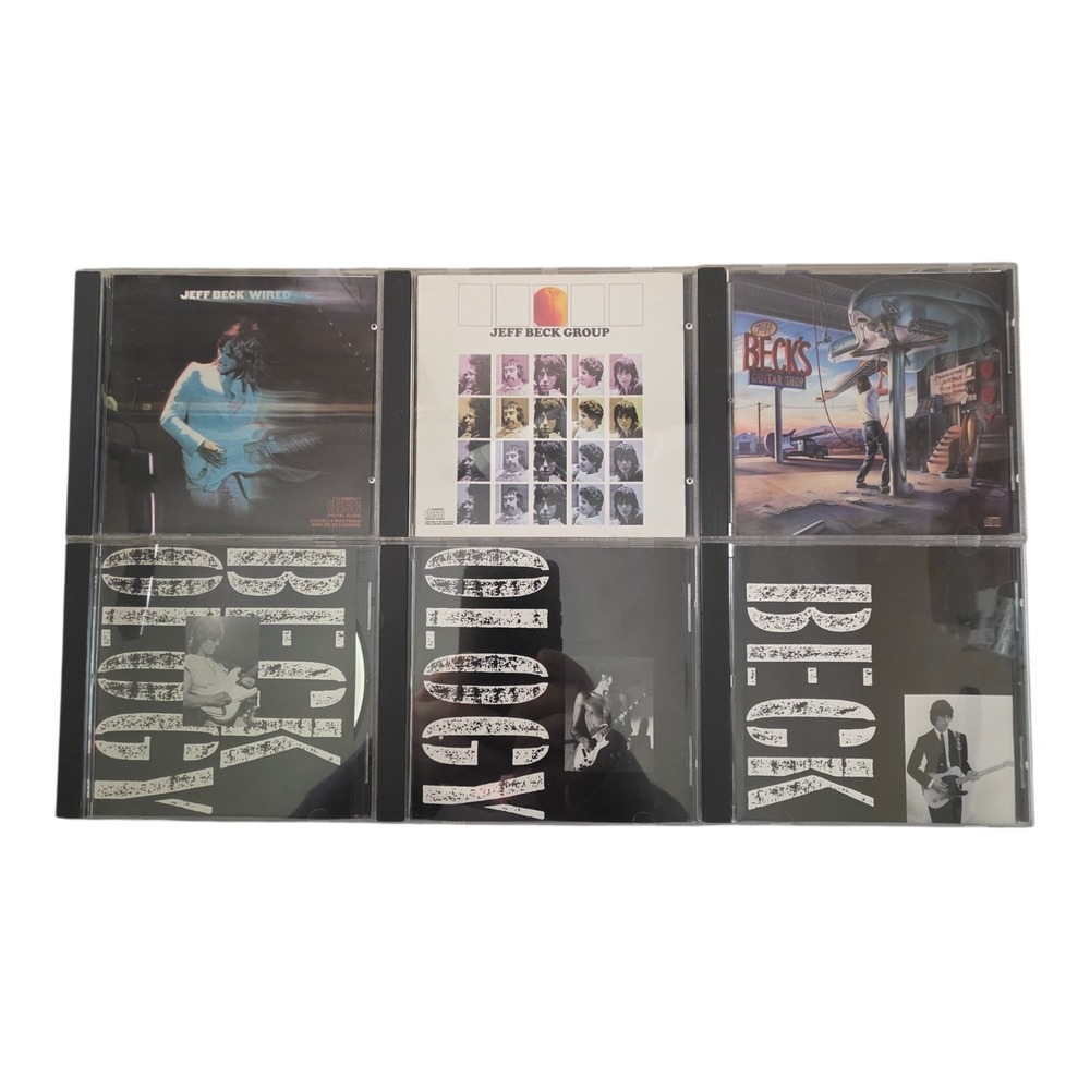 Jeff Beck CD Lot Beckology Set Wired Guitar Shop Jeff Beck Group Rock